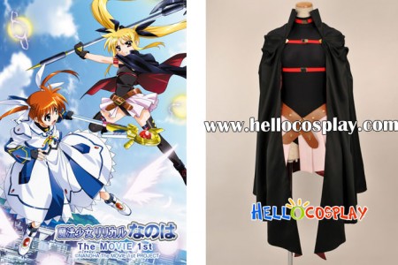 Magical Girl Lyrical Nanoha Cosplay Fate Testarossa Costume