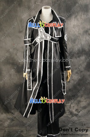 Sword Art Online Cosplay Kirito Kazuto Kirigaya Leather Costume