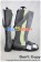 Kagerou Project Cosplay Konoha Grey Boots Light Green Stripe