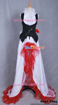 Vocaloid 2 Cosplay Just A Game White Camellia Meiko Costume