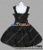 Gothic Lolita Punk Jumper Skirt Black Dress