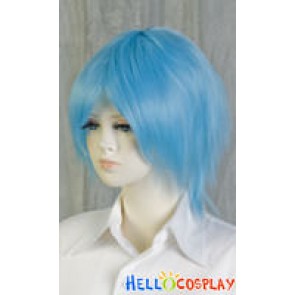 Deep Sky Blue Short Cosplay Wig