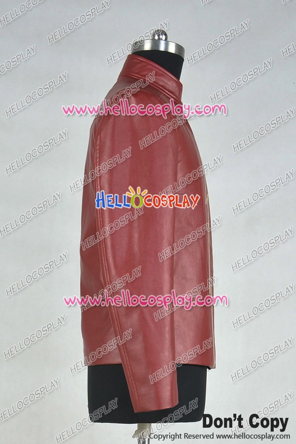 Jason Peter Jay Garrick Cosplay Costume Leather Coat 2014 TV series Flash