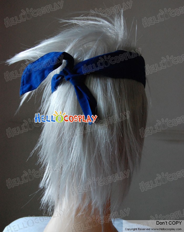 Naruto Kakashi Hatake Cosplay Wig and Headband