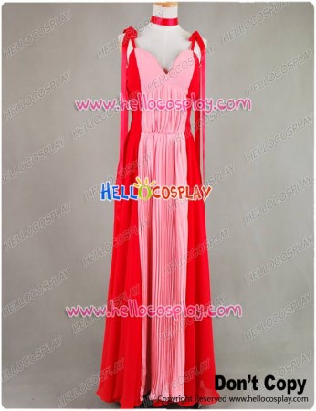 Sailor Moon Sailor Mars Rei Hino Cosplay Costume Gown Dress