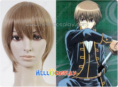 Gintama Cosplay Shinsengumi Sogo Okita Wig