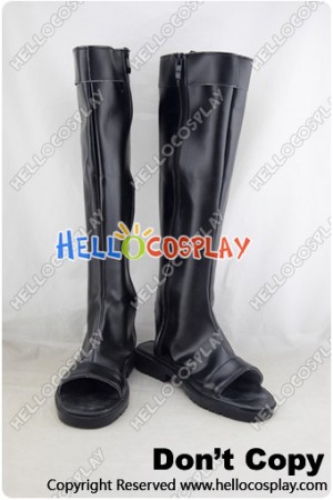 Boruto Naruto The Movie Cosplay Shoes Mitsuki Black Boots