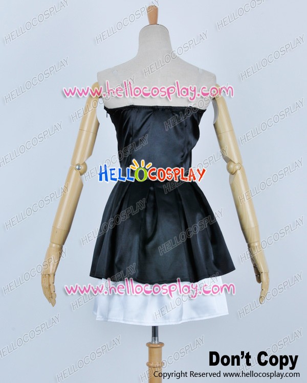 black and white dress costume