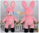 Vocaloid 2 Cosplay Lots Of Laugh Pink Rabbit Plush Doll