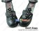 Black Imperial Crown Chunky Princess Lolita Shoes
