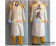 One Piece Cosplay Kizaru Borsalino Costume Admiral Sakazuki Yellow Stripe Suit