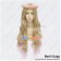 Wig Lolita Cosplay Curly Long Sweet Cute Princess Golden Pink Gradual Change