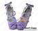 Purple Pearls String Chunky Princess Lolita Shoes