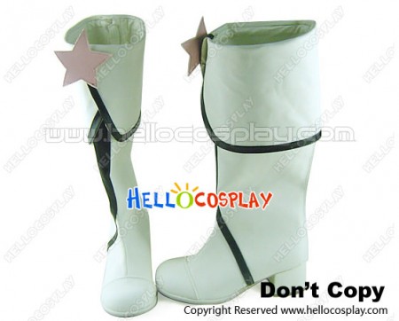 Vocaloid 2 Cosplay Shoes Miki Boots White