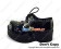 Mirror Black Metal Hole Platform Punk Lolita Shoes