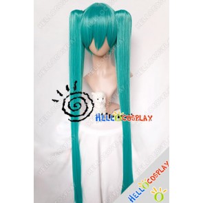 Vocaloid Hatsune Miku Cosplay Long Green Wig