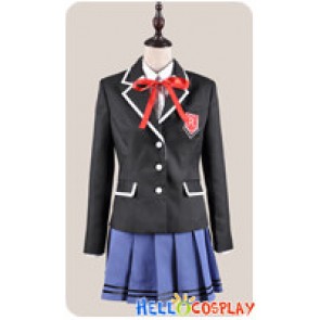 Date A Live Cosplay Origami Tobiichi School Girl Uniform Costume