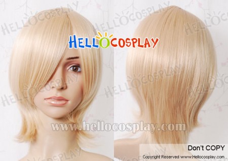 Gold 006 Wheat Short Cosplay Wig