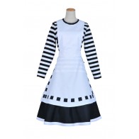 Alice Madness Returns Cosplay Alice London Black White Dress Costume