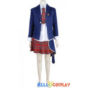 Katekyo Hitman Reborn Cosplay Haru Miura School Uniform