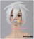 Silver White Cosplay Short Layered Wig