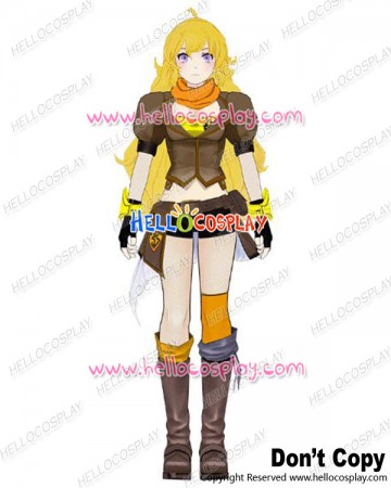 RWBY Cosplay Yellow Trailer Yang Xiao Long Uniform Costume