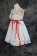 Guilty Crown Cosplay Inori Yuzuriha White Sling Dress Costume