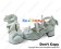 Mirror White Ruffle Bows Straps Chunky Princess Lolita Shoes
