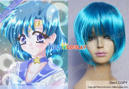 Sailor Moon Mizuno Ami Cosplay Wig