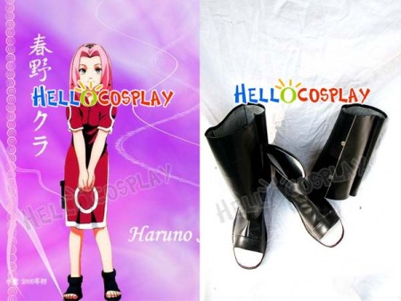 Naruto Cosplay Haruno Sakura Boots