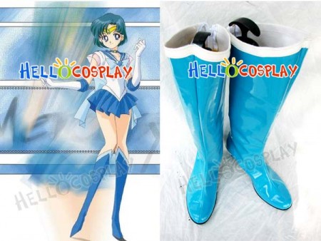 Sailor Moon Cosplay Mizuno Ami Boots