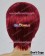 Free Iwatobi Swim Club Cosplay Rin Matsuoka Dark Red Wig