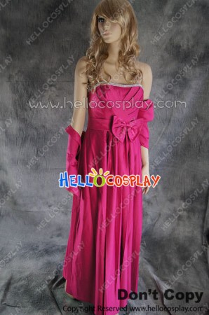 Party Cosplay Pink Ball Gown Formal Dress Costume