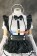 Maid Cosplay White Hairband Black Apron Dress Costume