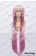 K Anime Cosplay Neko Cat Wig Curly Long Layered Gradient Color Pink