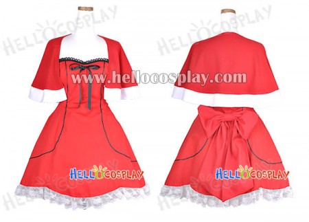 Vocaloid 2 Cosplay Meiko Costume Santa Version