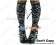 Black Long Lace Leg Straps Chunky Princess Lolita Shoes