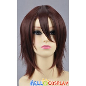 Dark Brown Short Layered Cosplay Wig