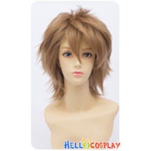 Katekyo Hitman Reborn Cosplay Tsunayoshi Sawada Wig 30CM Light Brown Universal Layered Short