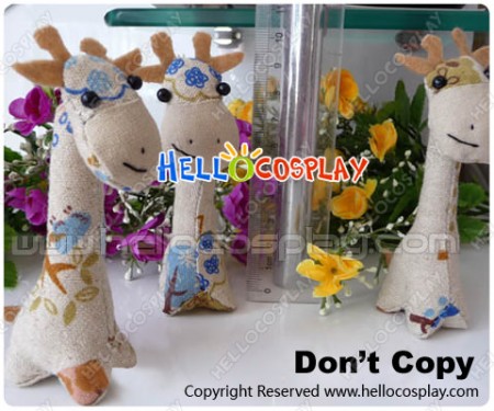 Cute Handmade Giraffe Plush Pendant