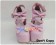 Pink Bow Crossing Straps Ruffle Chunky Princess Lolita Shoes