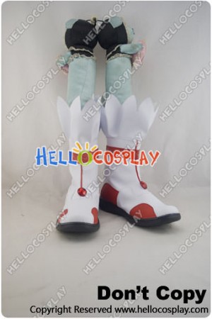 Touhou Project Cosplay Shoes Reimu Hakurei Boots White
