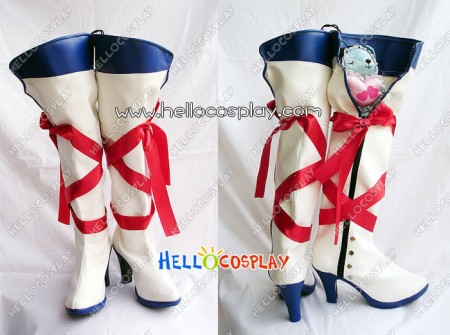 Vocaloid 2 Cosplay Kagamine Rin Boots British Gakuen Style