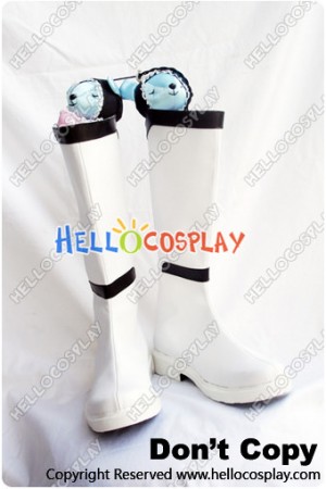 Touhou Project Cosplay Shoes Rinnosuke Morichika Boots White