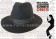Michael Jackson Black Fedora Cashmere Hat