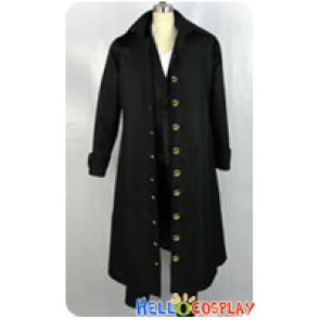 One Piece Cosplay Red Haired Shanks Black Costume