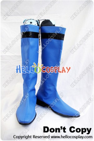 Tokusou Sentai Dekaranger Cosplay Blue Boots