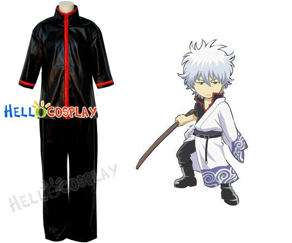 GOOACTION 30cm Short Sliver White Anime Cosplay Wigs GINTAMA Sakata Gintoki Costume Hair