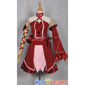 Vocaloid 2 Dress Cantarella Hatsune Miku Red Costume