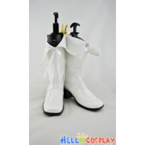 AKB0048 Cosplay Shoes White Boots